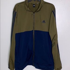 Olive and Navy Adidas Jacket